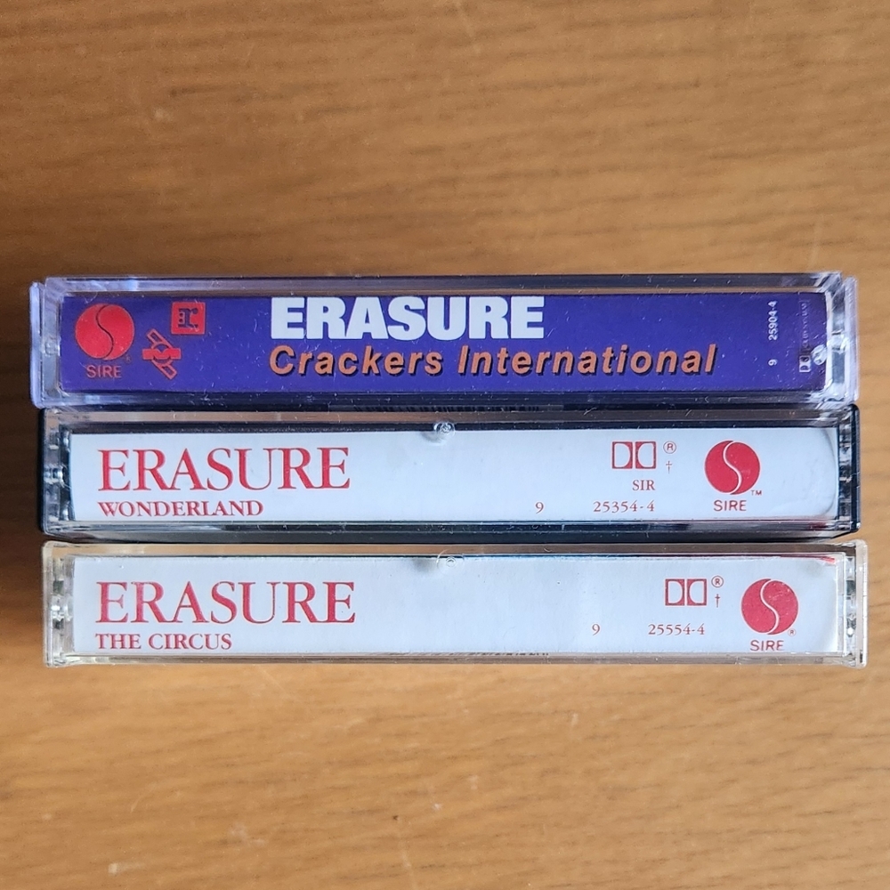 Erasure - 80s Tapes (Lot of 3) 